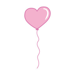 Obraz na płótnie Canvas doodle love balloon heart romantic 
