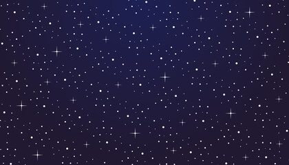 Fototapeta premium Night sky with star background