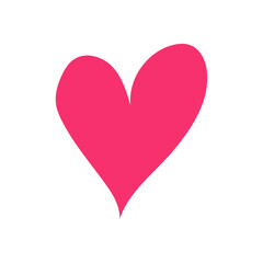 doodle love heart romantic message