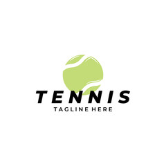 Tennis logo vector template illustration design