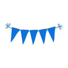 Obraz premium hanging flag party decoration