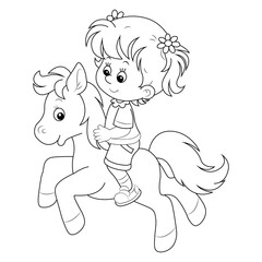 funny kids activates coloring page