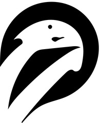 illustration of a eagle face