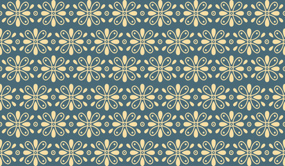 Pattern background design with geometric ethnic shapes vector