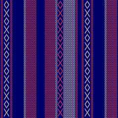 Thai pixel pattern for making native fabric