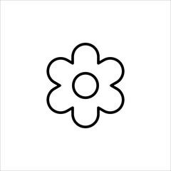 Fototapeta na wymiar Flower icon., Flower icon vector isolated on white background. Flower icon illustration.