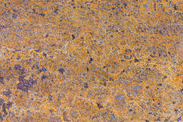 Rust metal background. Rusty texture old iron steel surface plate. Grunge, aged, corrosion material backdrop. 