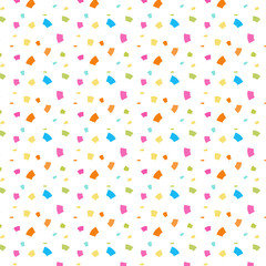seamless pattern with confetti