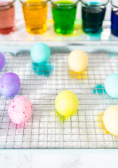 Easter egg coloring