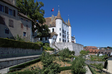 Fototapeta na wymiar Nyon Castle, canton of Vaud, Switzerland