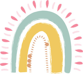 Raindow Kids Cute Decorate Shape