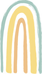 Raindow Kids Cute Decorate Shape