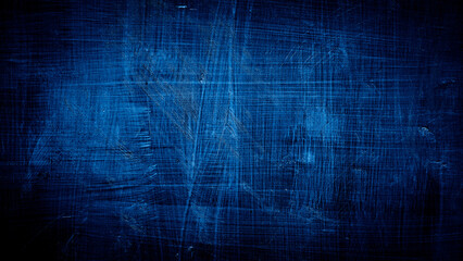 dark blue grungy abstract cement concrete wall texture background