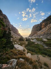 Sunrise in Garnet Meadows in Grant Teton National Park