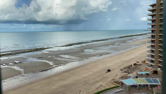 Time-lapse of the hurricane Kay leaving the Mexico Baja coastline