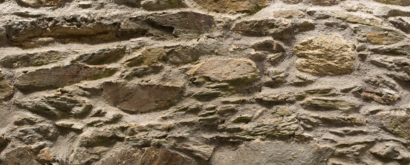 Cement and rock wall. Texture. Background 