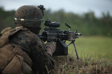 Fototapeta premium US Marines Training.
