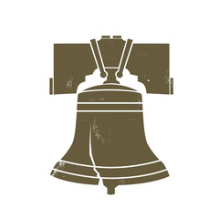 Philadelphia liberty bell. PNG illustration.