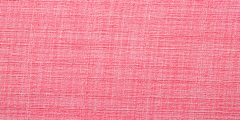 light red linen fabric as background, natural fabric texture