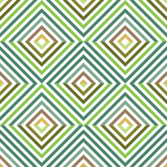 Geometric pattern, green colours. Seamless vector background.