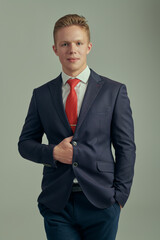 male in business suit