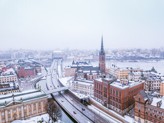 Naklejka premium Sweden Winter- Stockholm