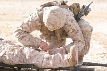 Fototapeta premium US Marines Training