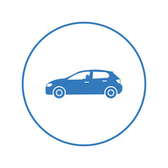 Automobile private luxury car icon | Circle version icon |