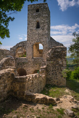 Fototapeta na wymiar Medieval ruins of a temple at lake Balaton, Hungary