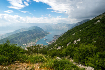 Fototapeta na wymiar The Bay of Kotor