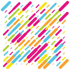 Abstract colorful lines, halftone pattern background. Vector illustration.