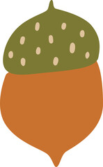  Autumn decorative element PNG, transparent.  Autumn nature, Fall floral art, fall season elements. Cartoon fall symbol, abstract shape isolated 