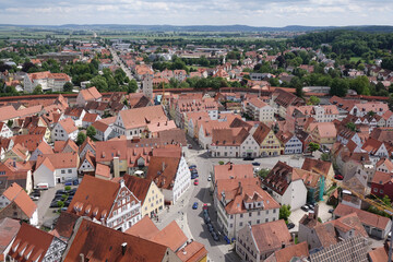 Blick vom Daniel in Noerdlingen