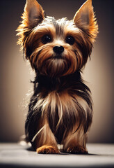Fototapeta premium Yorkshire terrier portrait 9