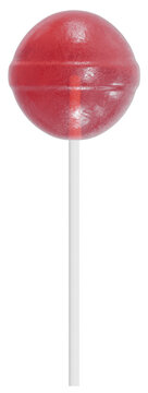 Lollipop. Render 3d. Isolated On Transparent Background, Png.