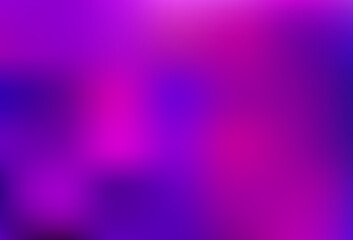 Light Purple vector blurred shine abstract template.