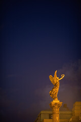 Fototapeta premium statue near Rudolfinum concert hall