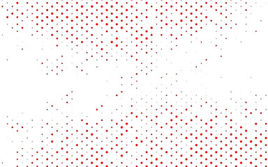 Light Red vector cover with spots.