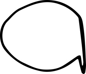 speech bubble vector design illustration isolated on transparent background