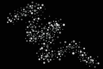 Silver glitter confetti, great design for any purpose. Party decor.