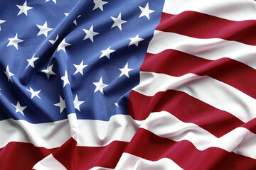 Rippled America flag