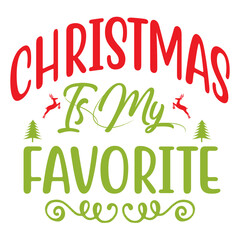 Fototapeta premium Merry Christmas and Santa lover t shirt design