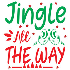 Merry Christmas and Santa lover t shirt design