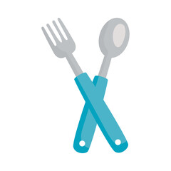 fork and spoon kitchen cutleries