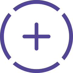 Obraz premium Add, plus flat icon