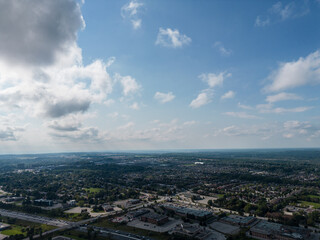 Barrie Cunndles Rd and highway 400 drone shots 