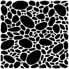 Abstract doodle background with round bubble elements