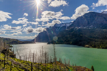 St. Mary Lake Sunstar © Logan