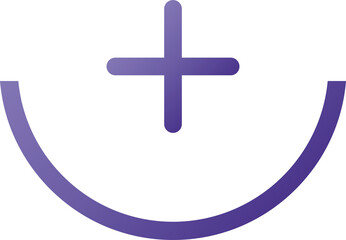 Obraz premium Add, plus flat icon 