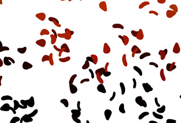 Light Red vector backdrop with abstract shapes.